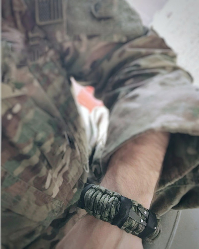 Load image into Gallery viewer, SERE Sidekick- Tactical Survival Paracord Bracelet to Evade, Resist & Escape.