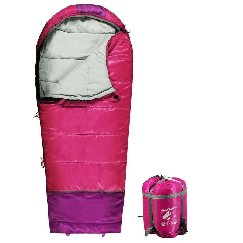 Load image into Gallery viewer, Mummy Kids Sleeping Bag for Camping,Blue Rose