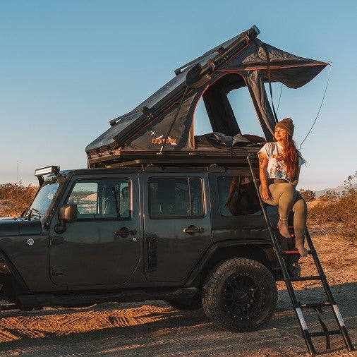 Load image into Gallery viewer, Outdoorsman XL -Aluminum Clam Shell Roof Top Tent