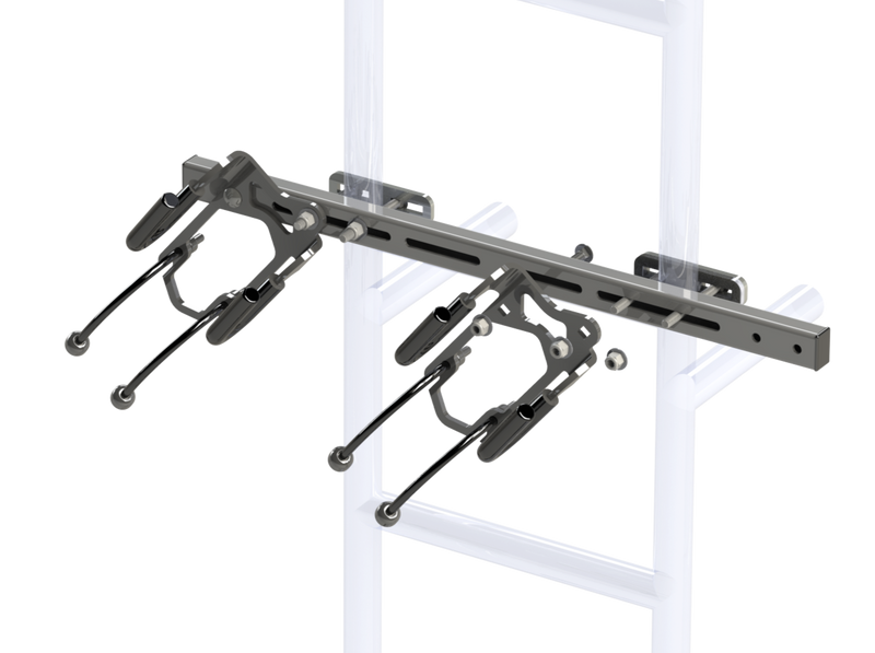 Load image into Gallery viewer, Bike Rack Kit for Rear Ladder Lolo Racks Rad Lad