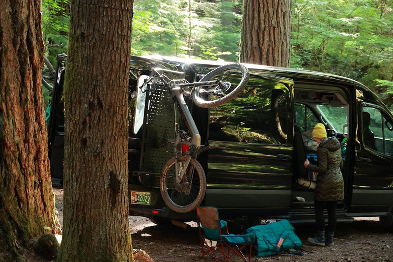 Load image into Gallery viewer, Bike Rack Kit for Van Cargo Molle Panel Lolo Racks Rad Lad