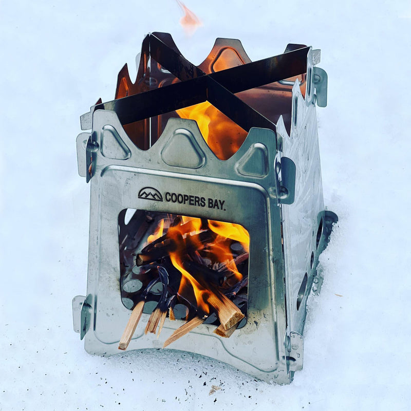 Load image into Gallery viewer, Hiker Twig Stove - LiteWeight Stainless Steel Flat-Pack Stove