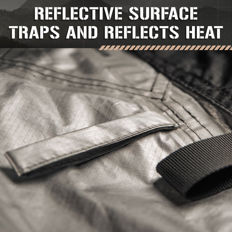 Load image into Gallery viewer, Bushcraft Reflective Shelter Tarp
