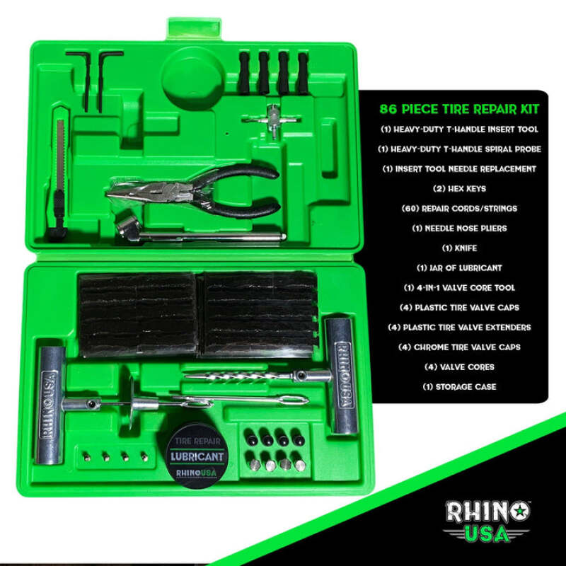 Load image into Gallery viewer, Rhino USA Tire Repair Plug Kit, 86 Pieces