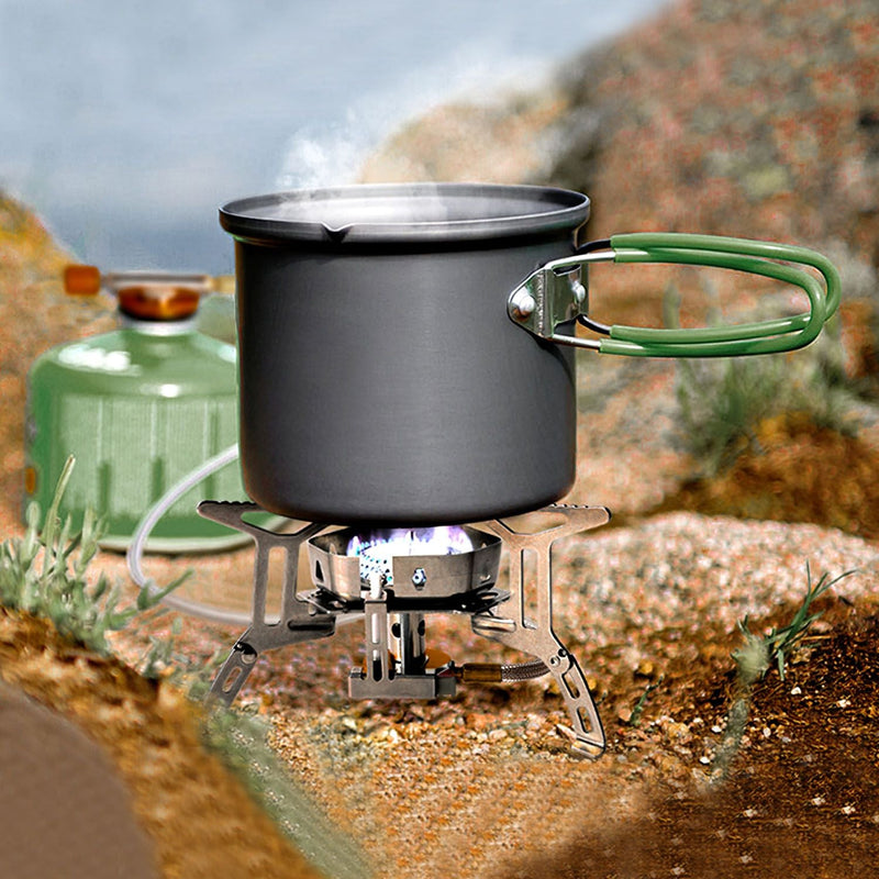 Load image into Gallery viewer, Portable 4000W Foldable Camping Stove with Ignition & Carry Case