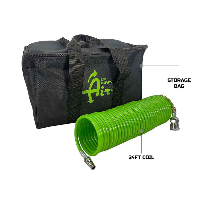 Load image into Gallery viewer, EGOI Portable Air Compressor System 5.6 CFM With Storage Bag, Hose & Attachments - Single Motor