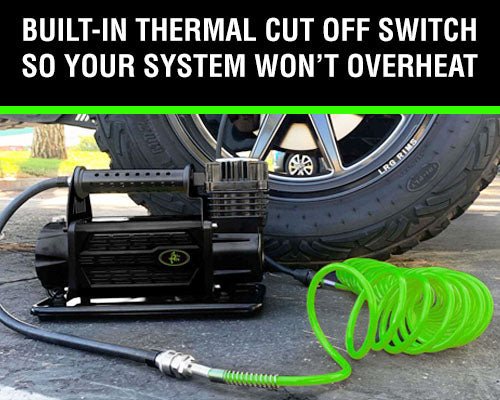 Load image into Gallery viewer, EGOI Portable Air Compressor System 5.6 CFM With Storage Bag, Hose & Attachments - Single Motor