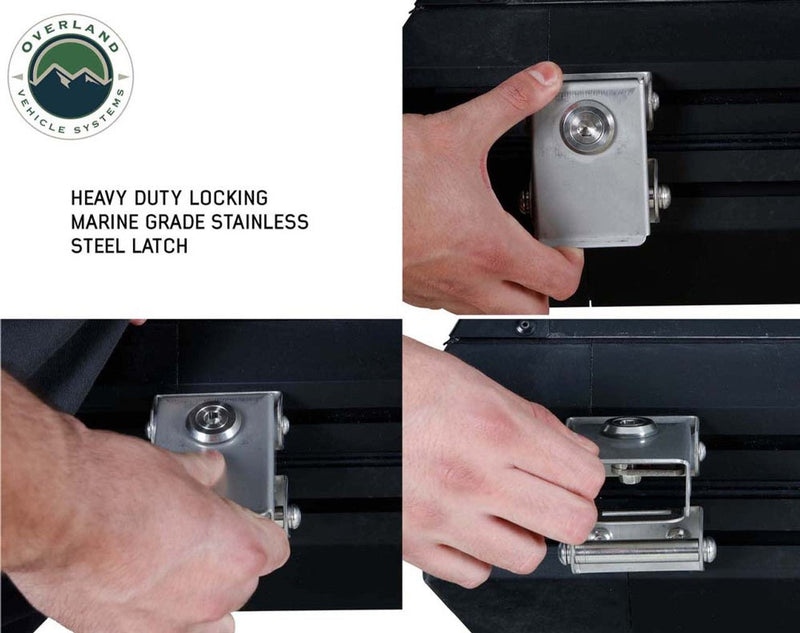 Load image into Gallery viewer, HD Mamba Clam Shell Aluminum Hard Shell Roof Top Tent, Grey Body & Green Trim