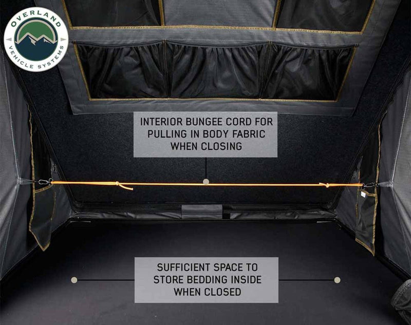 Load image into Gallery viewer, HD Mamba Clam Shell Aluminum Hard Shell Roof Top Tent, Grey Body & Green Trim