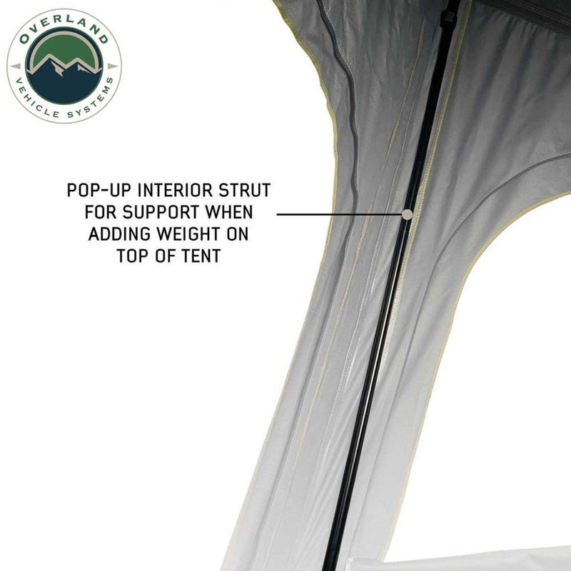 Load image into Gallery viewer, HD Mamba Clam Shell Aluminum Hard Shell Roof Top Tent, Grey Body & Green Trim