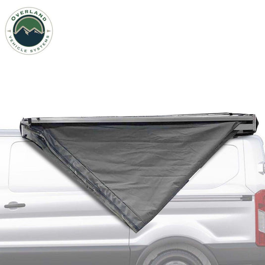 HD Nomadic 180 Degree Awning with Bracket Kit for Mid - High Roofline Vans