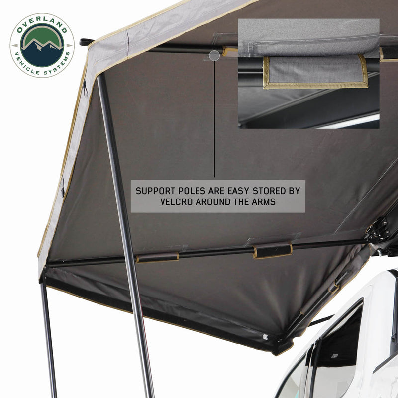 Load image into Gallery viewer, HD Nomadic 180 LTE Awning - Dark Grey with Black Travel Cover Universal
