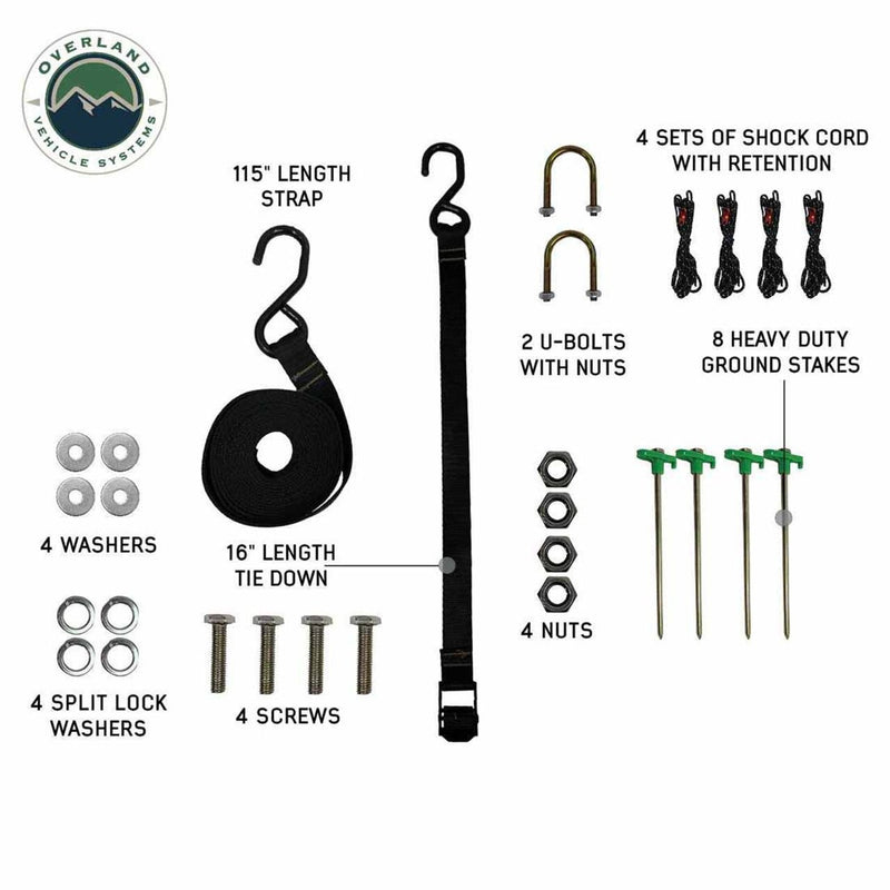 Load image into Gallery viewer, HD Nomadic 180 LTE Awning - Dark Grey with Black Travel Cover Universal