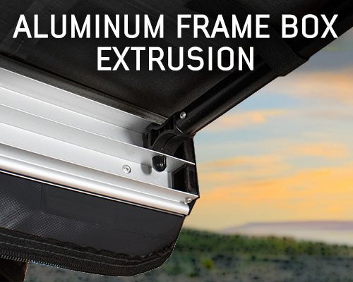 Load image into Gallery viewer, HD Nomadic 2.0 - 6.5' Awning - Grey Body, Green Trim & Black Travel Cover