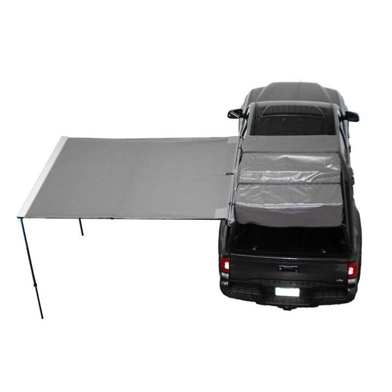 Load image into Gallery viewer, HD Nomadic 2.0 - 6.5' Awning - Grey Body, Green Trim & Black Travel Cover