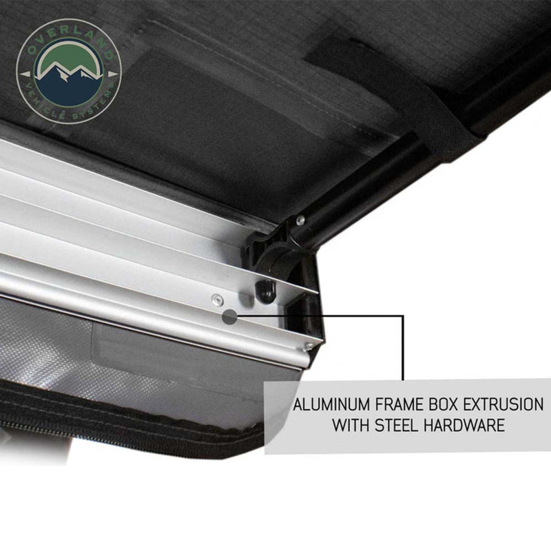 Load image into Gallery viewer, HD Nomadic 2.5 - 8.0' Awning - Grey Body, Green Trim & Black Travel Cover