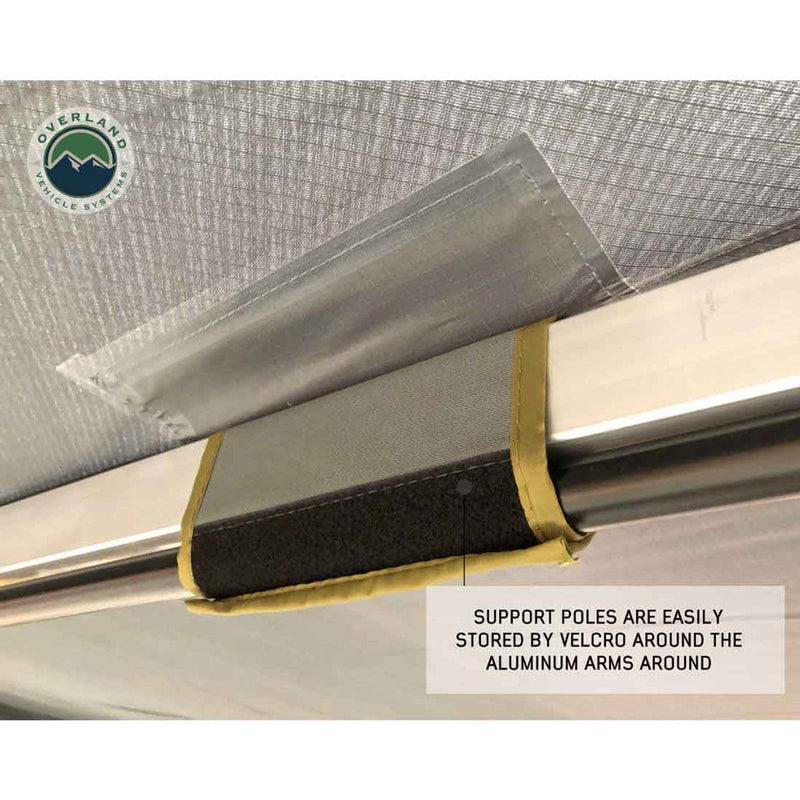 Load image into Gallery viewer, HD Nomadic 270 LT Awning - Driver Side - Dark Gray With Black Travel Cover Universal