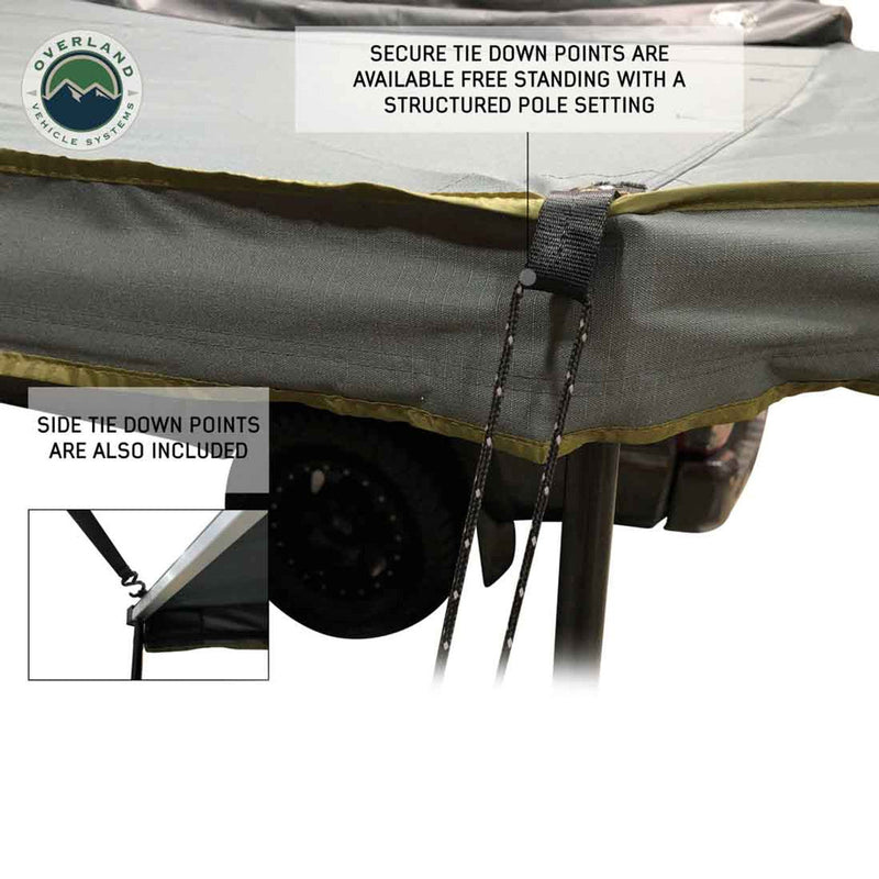 Load image into Gallery viewer, HD Nomadic 270 LT Awning - Driver Side - Dark Gray With Black Travel Cover Universal