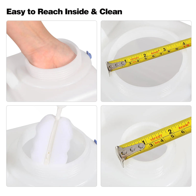 Load image into Gallery viewer, Portable Camping Water Container with Spigot and Wheels