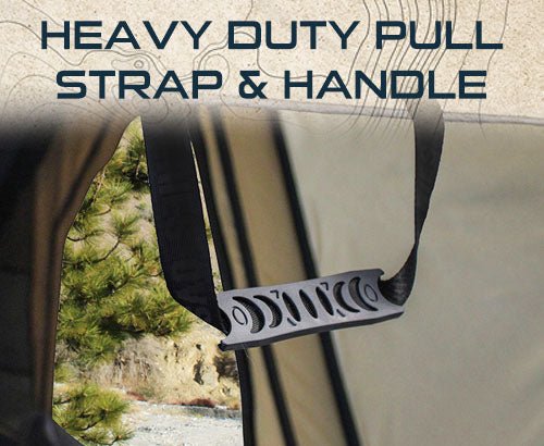 Load image into Gallery viewer, LD TMON Clamshell Aluminum Hard Shell Roof Top Tent - 2 Person Capacity, Tan Body & Green Rainfly