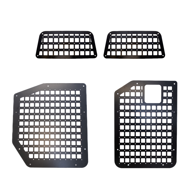 Load image into Gallery viewer, The Original Rear Door Modular MOLLE Storage Panel for Mercedes Sprinter (2019+) by FreedomVanGo