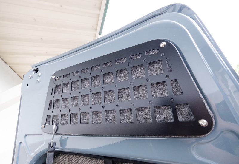 Load image into Gallery viewer, The Original Rear Door Modular MOLLE Storage Panel for Mercedes Sprinter (2019+) by FreedomVanGo