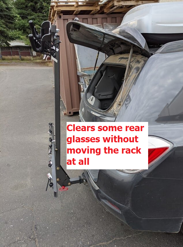 Load image into Gallery viewer, Lolo Racks 6 bike rack for 2" hitch standard tilting (includes locking hitch bolt)