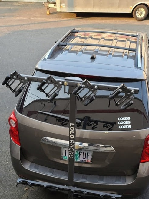 Load image into Gallery viewer, Lolo Racks 4 Bike Rack with Foot Activated Tilt