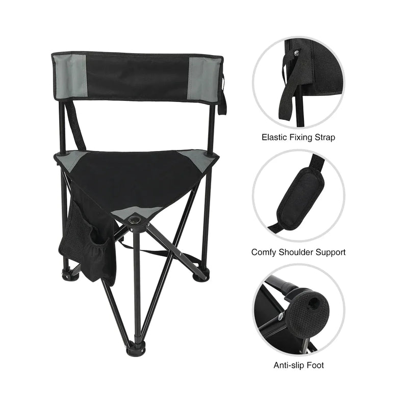 Load image into Gallery viewer, Tripod Camping Chair 2-Pack