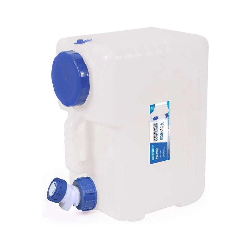 Load image into Gallery viewer, Portable Camping Water Container with Spigot and Wheels