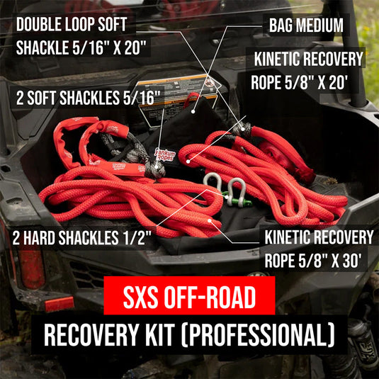 Yankum Ropes SXS Off-Road Recovery Kit