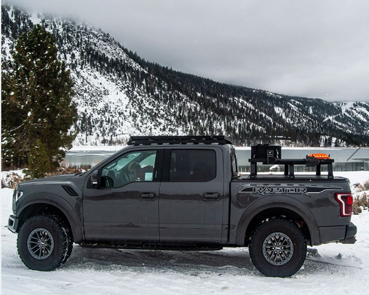 Ford F150 Crew Cab (2009-Current) Slimline II Roof Rack Kit / Low Profile