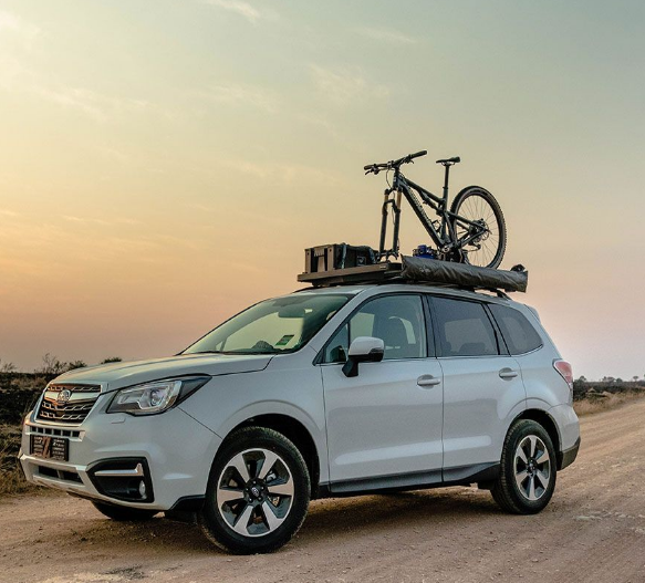 Subaru Forester 2013 Current Slimline II Roof Rail Rack Kit by