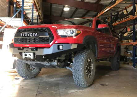Load image into Gallery viewer, 2016+ Tacoma Hi-Lite Overland Full Front Bumper
