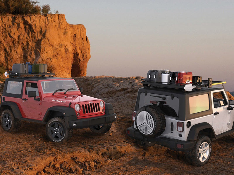 Load image into Gallery viewer, Front Runner Jeep Wrangler JK 2 Door (2007-2018) Slimline II Extreme Roof Rack Kits