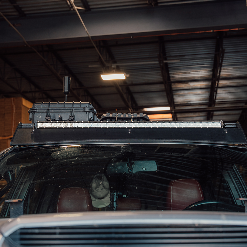 Load image into Gallery viewer, Sherpa Roof Rack Slim LED Light Bar Mounting Brackets
