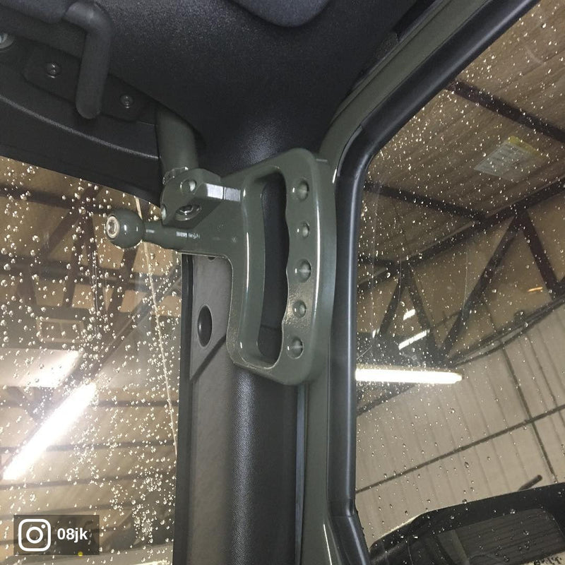 Load image into Gallery viewer, Front Loop Grab Handles for 2007-2018 Jeep Wrangler JK - CMM Offroad

