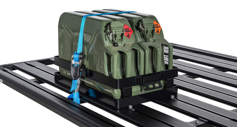 Load image into Gallery viewer, Rhino-Rack Double Horizontal Jerry Can Holder
