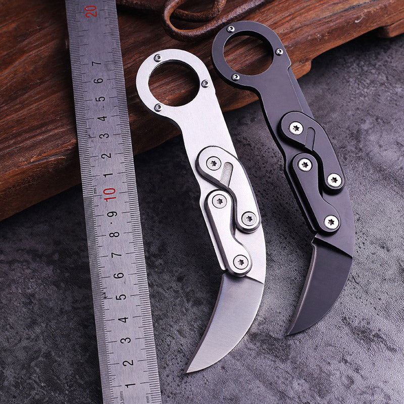 Load image into Gallery viewer, Mechanical Claw Knife Portable Outdoor Knife Camping Survival High Hardness Multi-Function All Steel Claw Folding Knife Outdoor Knife
