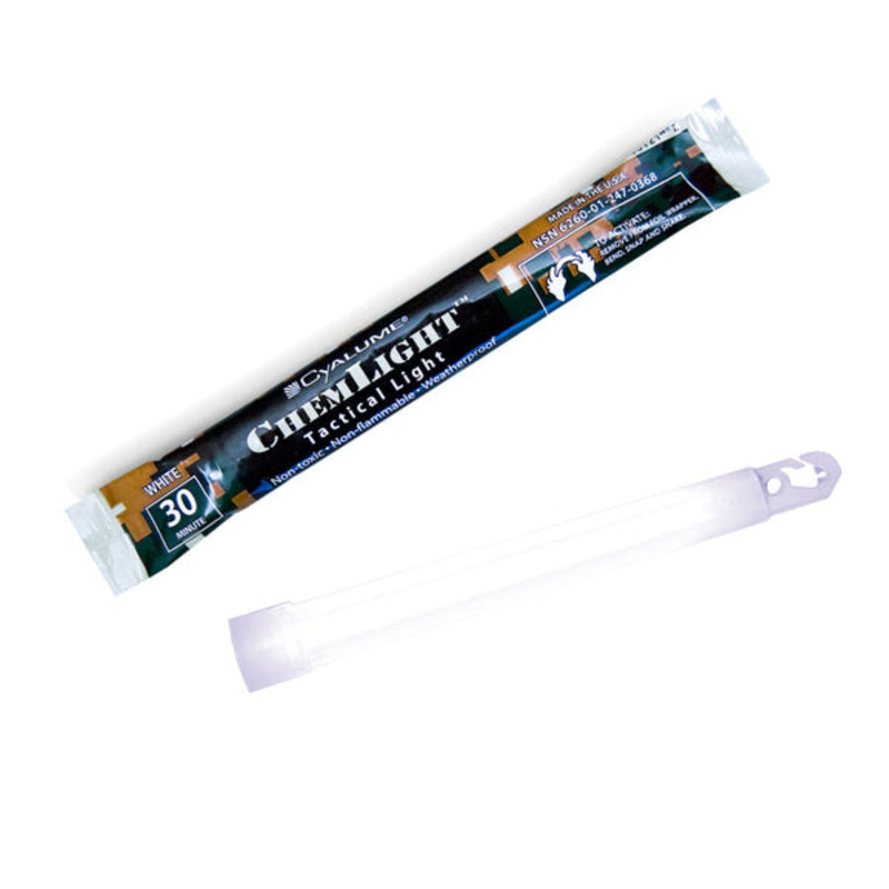 Load image into Gallery viewer, Cyalume 6&quot; ChemLight - White 8 Hour
