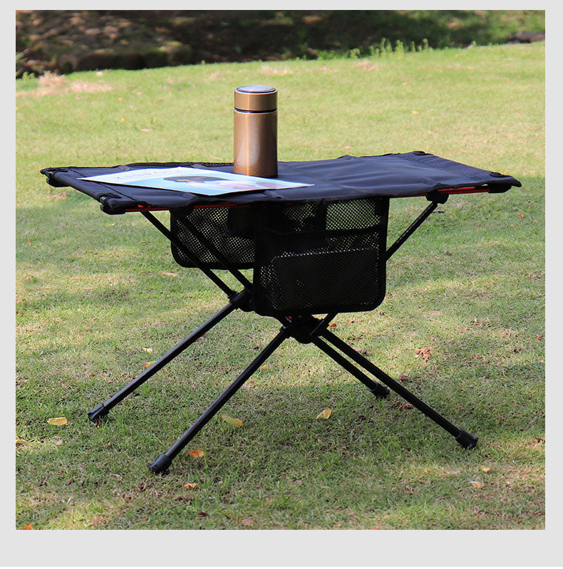 Load image into Gallery viewer, Ultra Light Folding Table Outdoor Camping Camping Car Portable Barbecue Picnic Cup Hole Mobile Phone Bag Small Table
