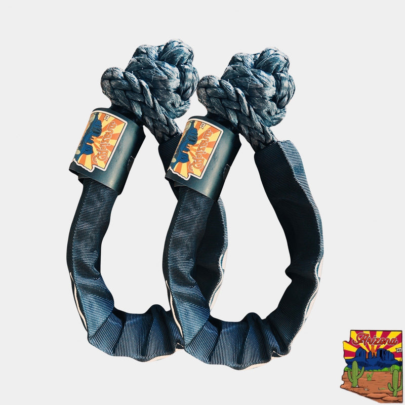 Load image into Gallery viewer, Soft Shackle 1/2&#39;&#39; x 22&#39;&#39; with sleeve and bag (Set of 2 Shackles) (Lifetime Warranty)
