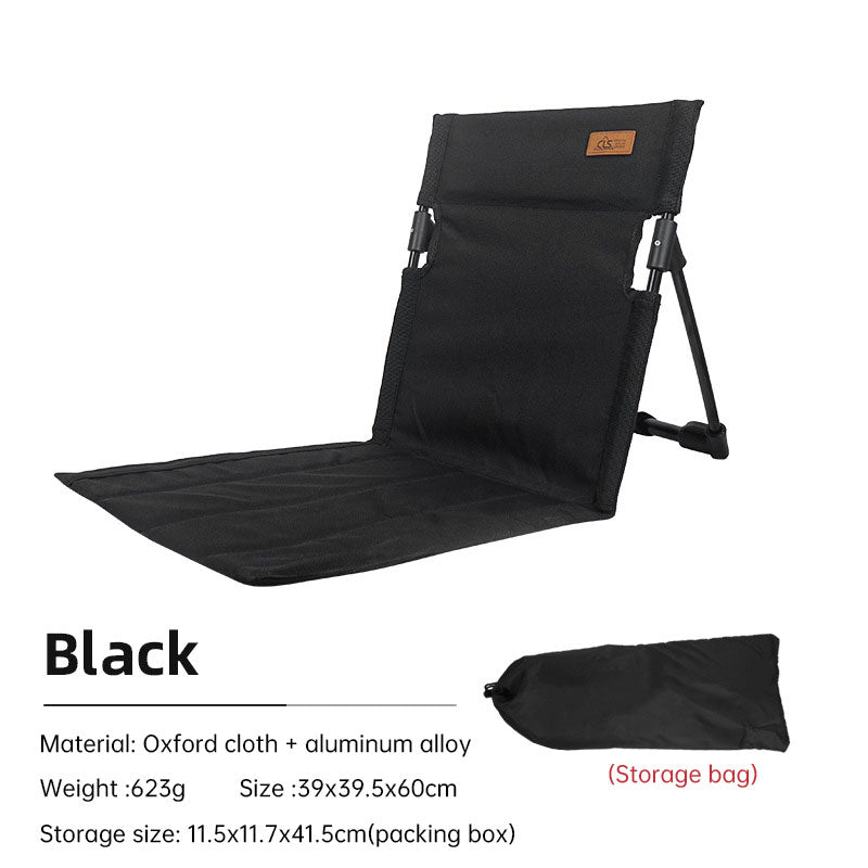 Load image into Gallery viewer, Outdoor camping backrest cushion chair portable folding chair tent leisure chair balcony park lawn picnic chair
