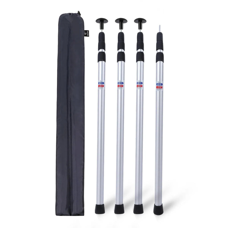 Load image into Gallery viewer, Aluminum Adjustable Telescoping Tarp Poles
