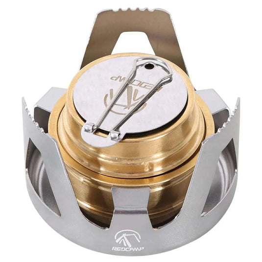 Mini Alcohol Stove with Aluminium Stand for Backpacking
