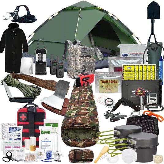 1 Person 72 Hour Survival Bags with Survival Backpack