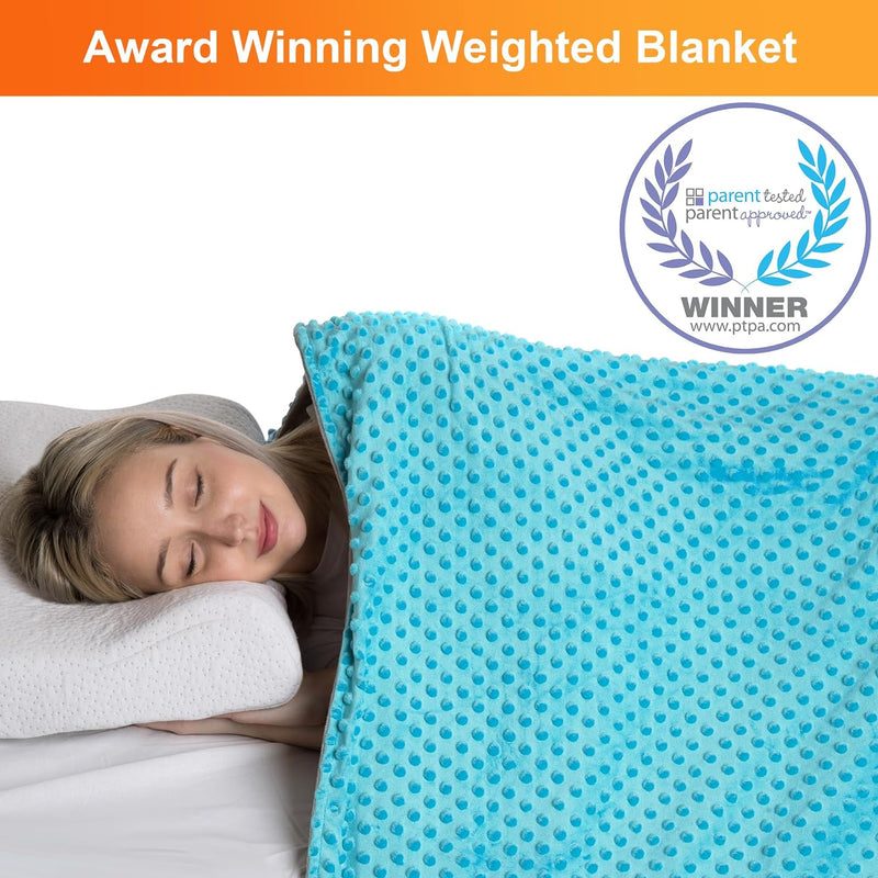 Load image into Gallery viewer, 10 Lbs 48&#39;&#39; x 72&#39;&#39; Weighted Blanket for Kids with Removable Cover
