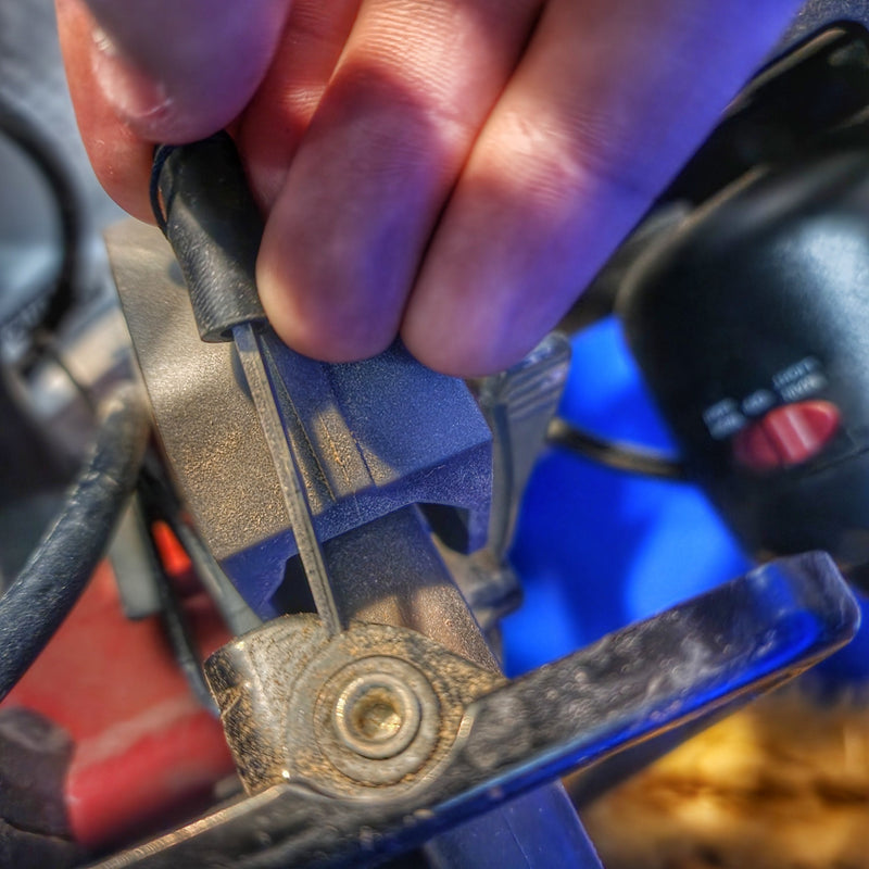Load image into Gallery viewer, Shelter Nail - Titanium &amp; Steel Wrought Hammering Spike for Trail and Utility Tasks
