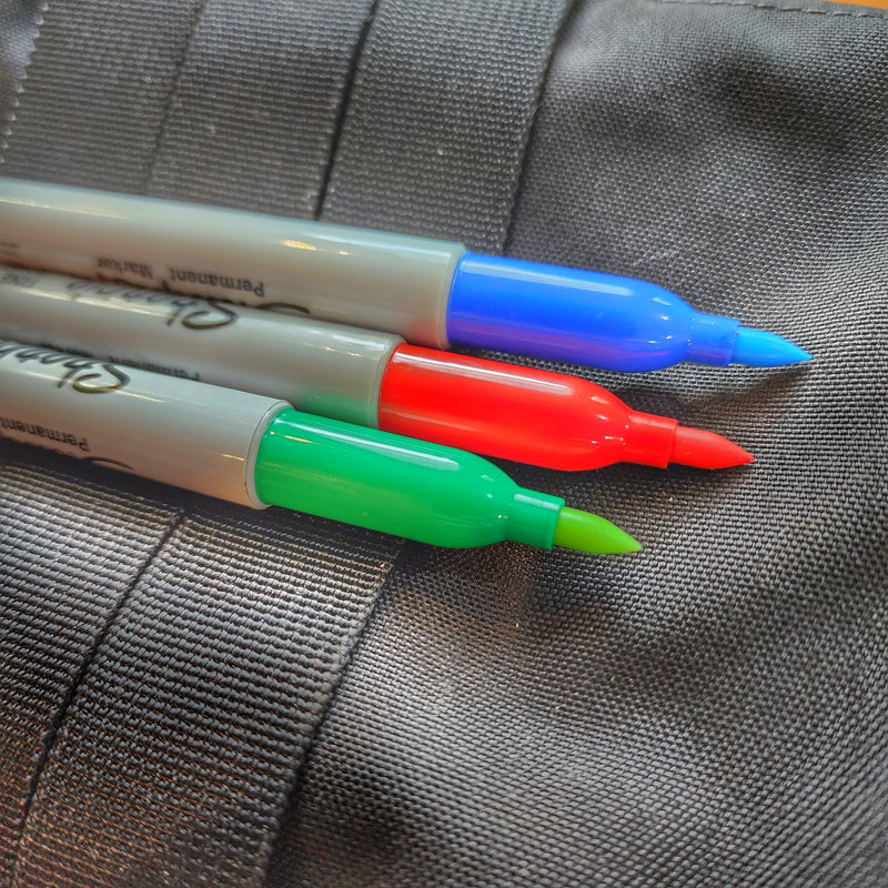 Load image into Gallery viewer, EDC Puncture Markers - Self Defense Marker and/or Grayman Sharpie
