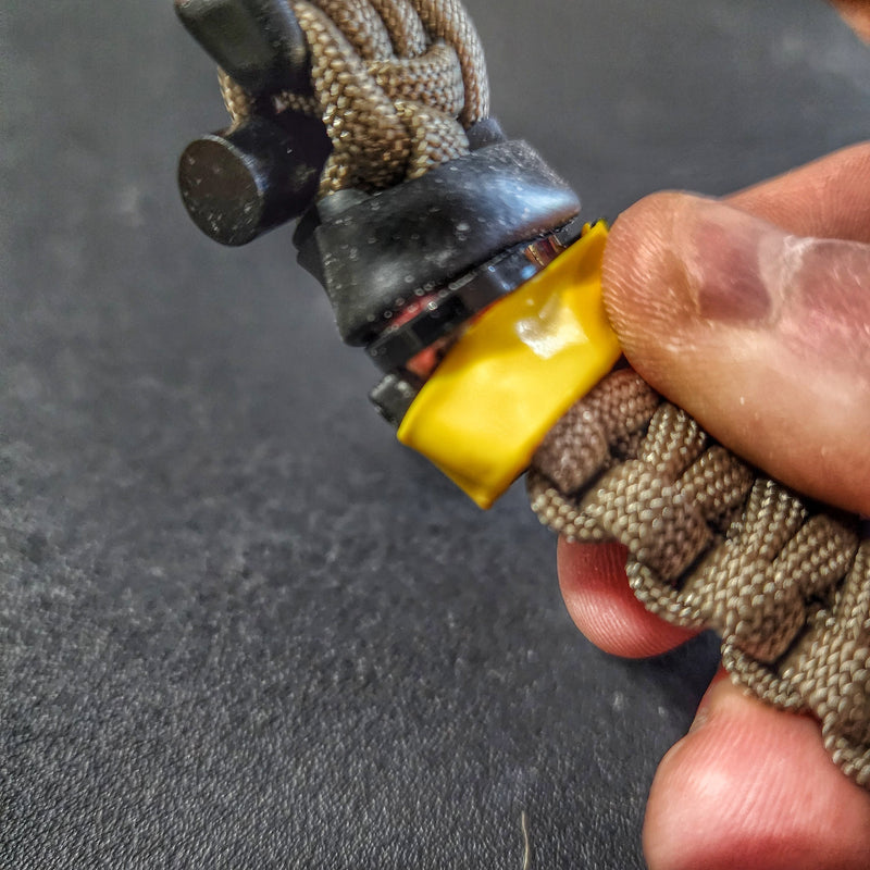 Load image into Gallery viewer, Urban Carry Strap - EDC Bracelet with Pry Bar, Firestarter, Kevlar Saw and Cuff Key or LED Flashlight.
